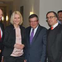 Gruppenbild mit Manuela Schwesig