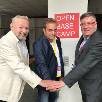 Richard Brand (links), Matthias Gernert (Mitte), Volkmar Halbleib (rechts)