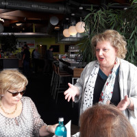 SPD-Bundestagskandidatin Eva Linsenbreder bei ihrem Grußwort